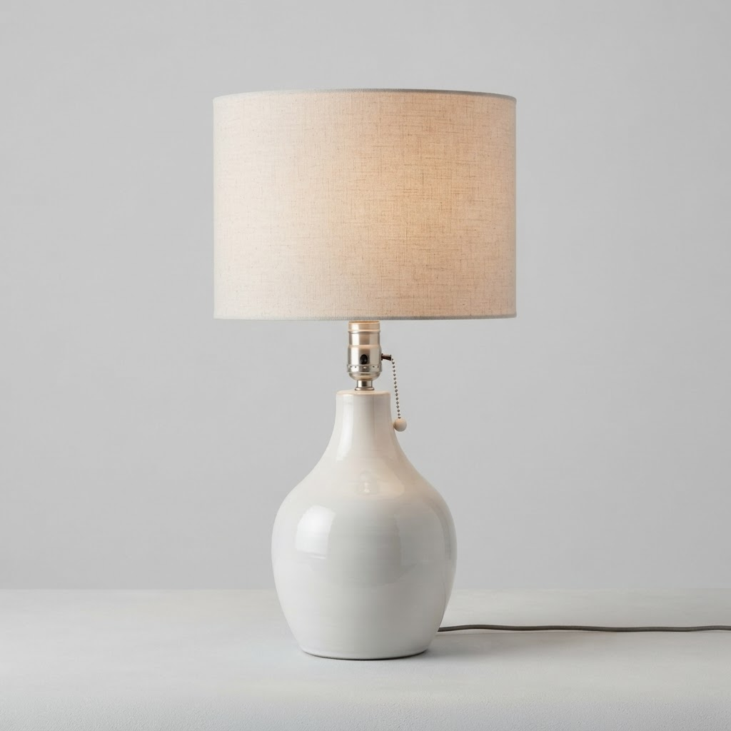 Cascade ceramic table lamp